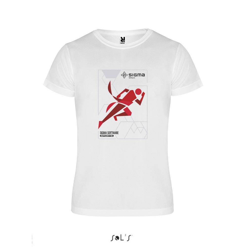 Спортивная футболка с логотипом Roly Camimera