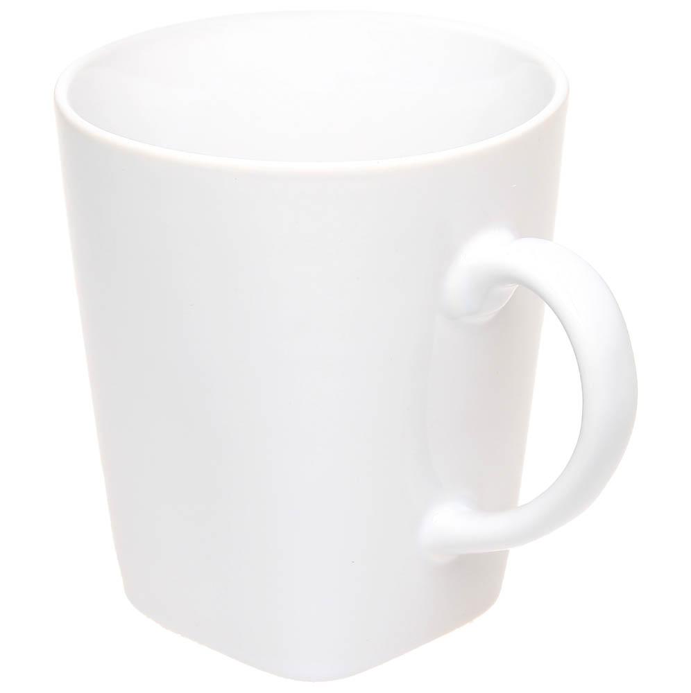 Керамическая чашка с логотипом с квадратным дном