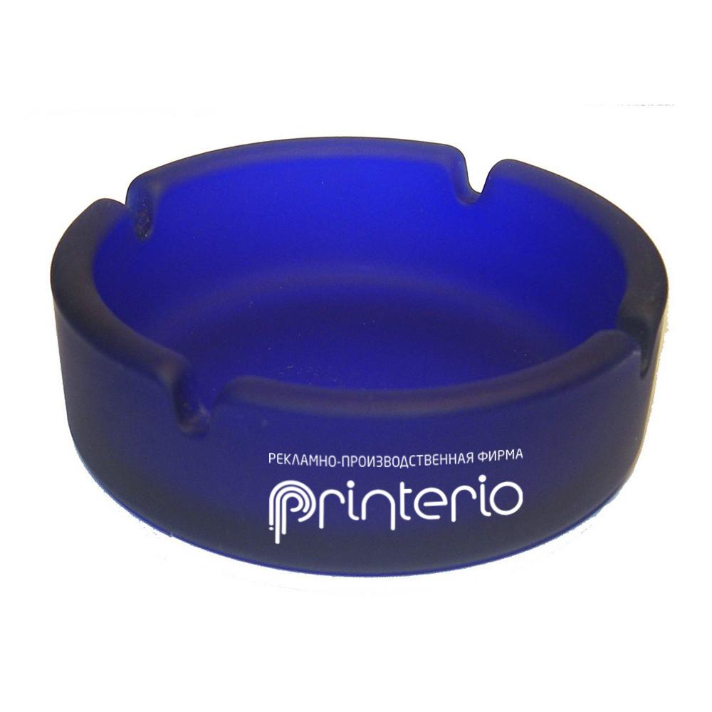 Пепельница с логотипом стеклянная