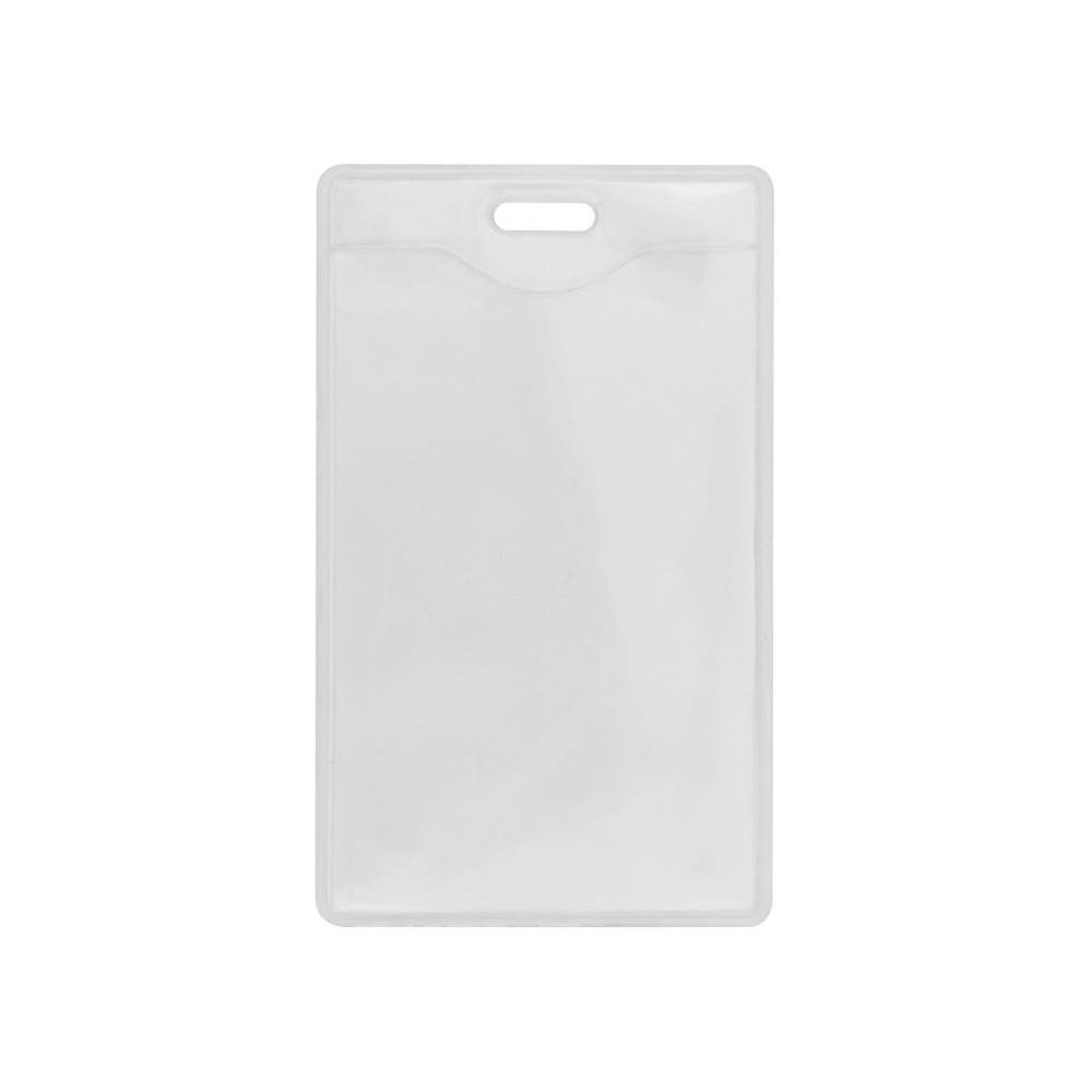 Бейдж вертикальный с логотипом, 62х91 мм, PVC