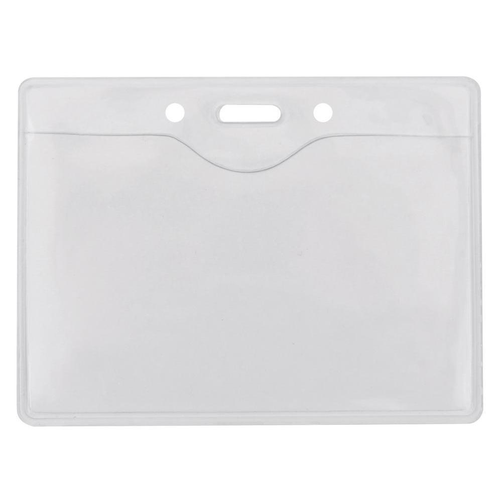 Бейдж горизонтальный с логотипом, 108х70 мм.