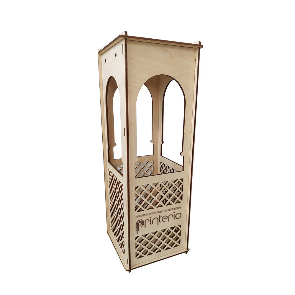 Короб с сеткой для бутылки для вашего лого