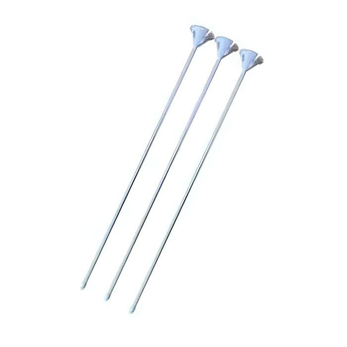 Пластиковая палочка сплошная белая 32 см