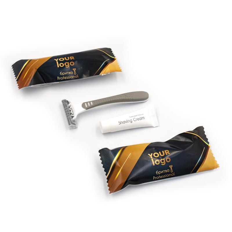 Набор для бритья Professional EU с логотипом 140х60х20 мм