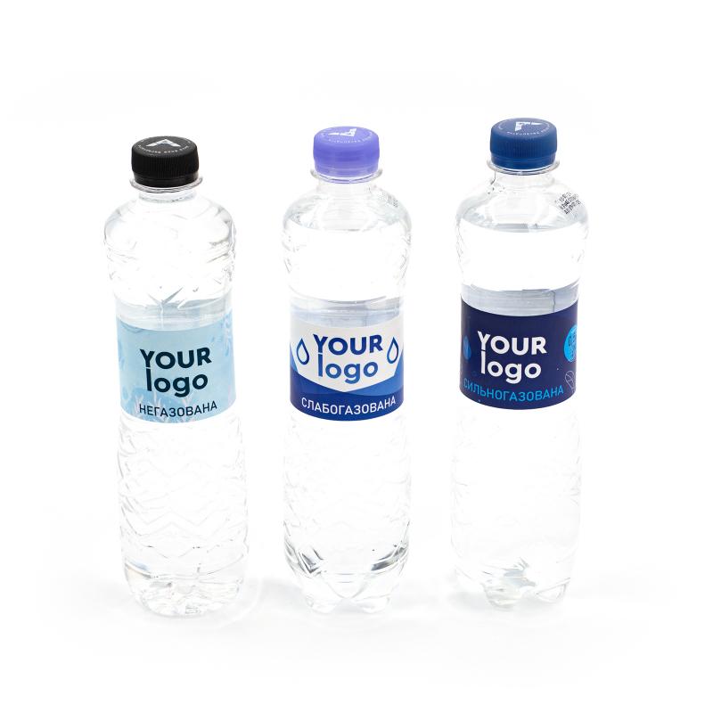 Вода мінеральна Закарпатська з Вашим логотипом 0.5 л