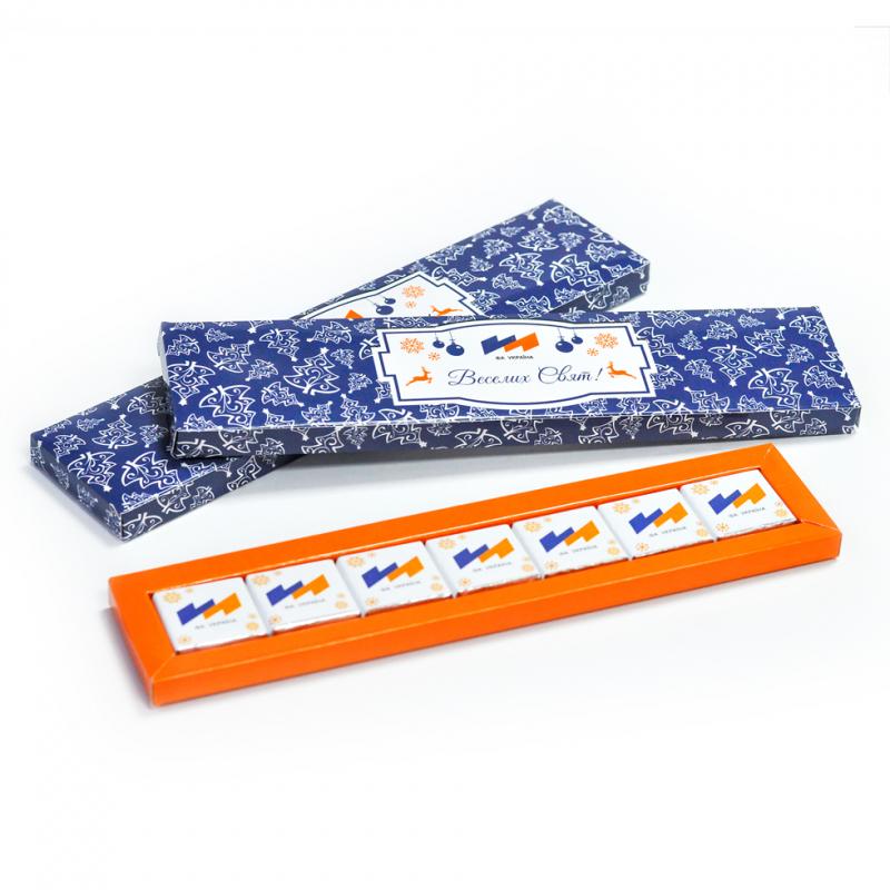 Шоколадный набор Пенал с логотипом 35 г