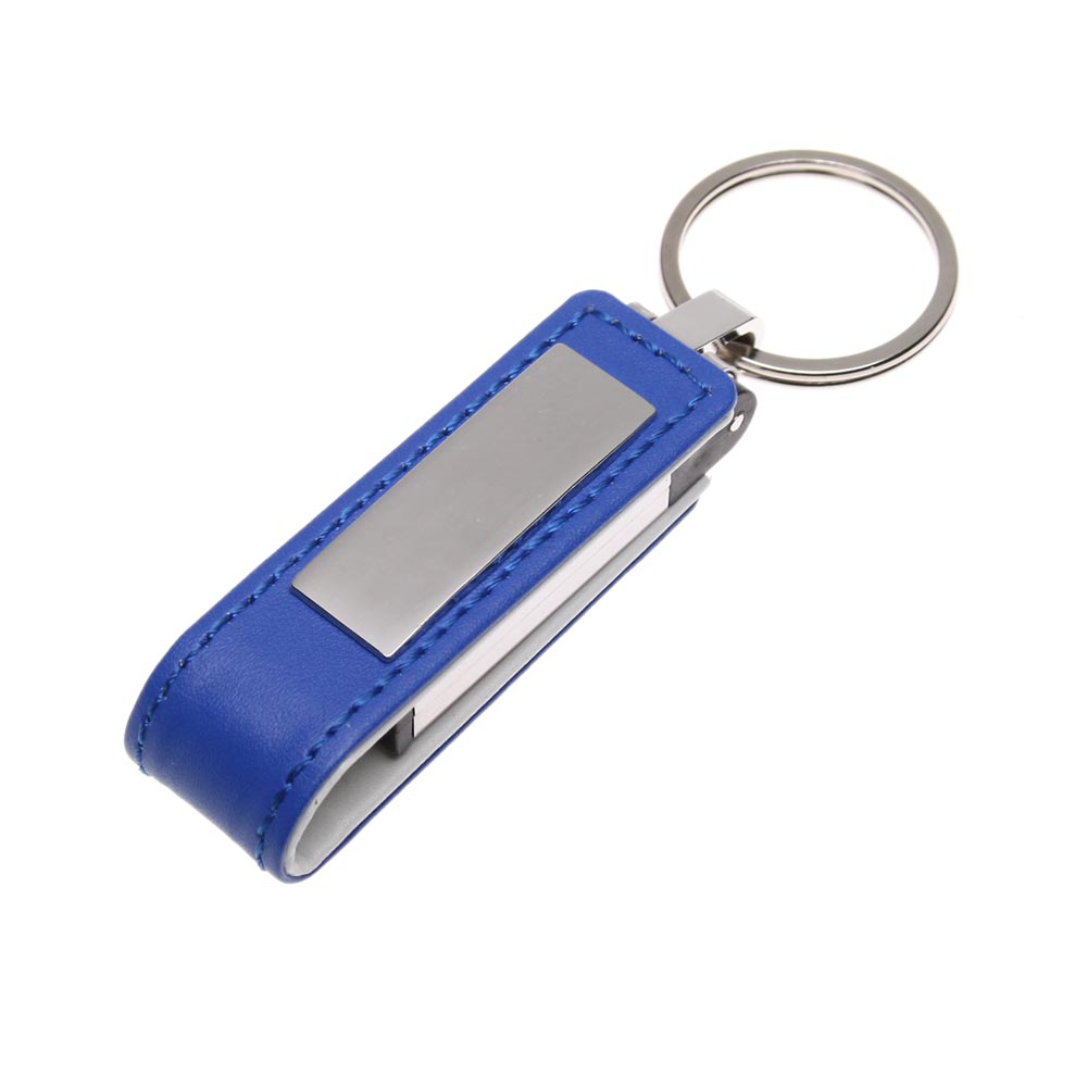 Кожаная флешка с шильдом под гравировку с вашим лого 32 Gb