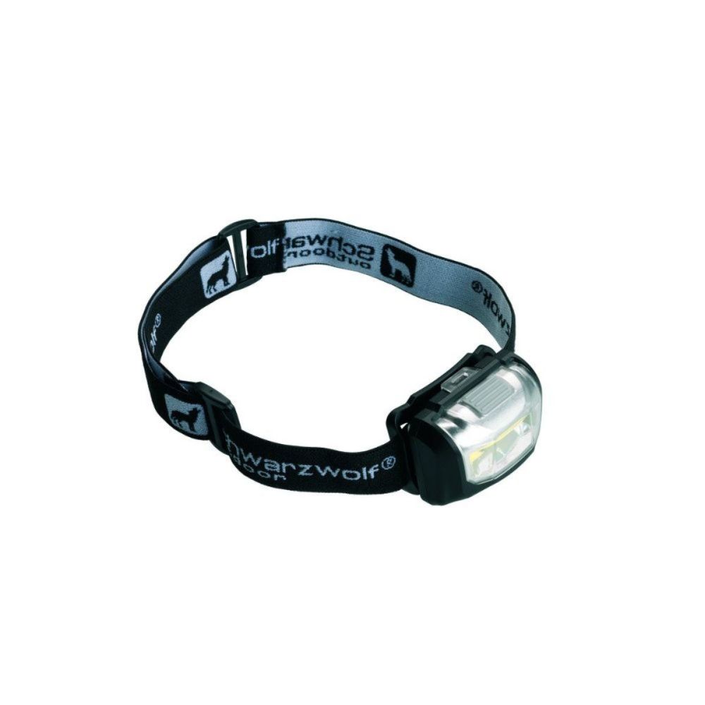 Фонарь налобный TRONADOR, цвет черный с вашим логотипом