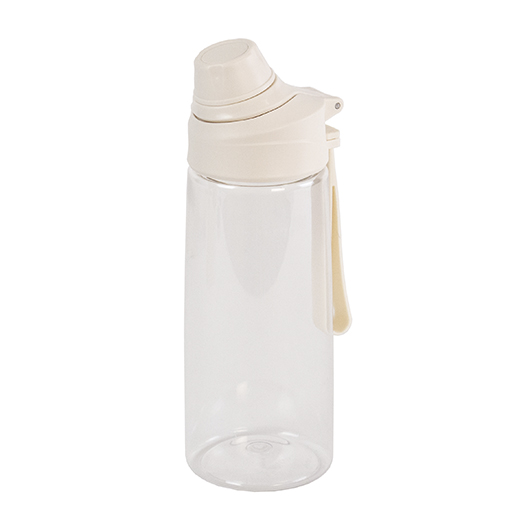 Бутылка для напитков пластиковая полупрозрачный корпус Solano с логотипом 670 мл
