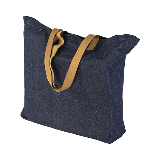 Сумка из денима Pasadena для покупок 38x10x40 см с логотипом