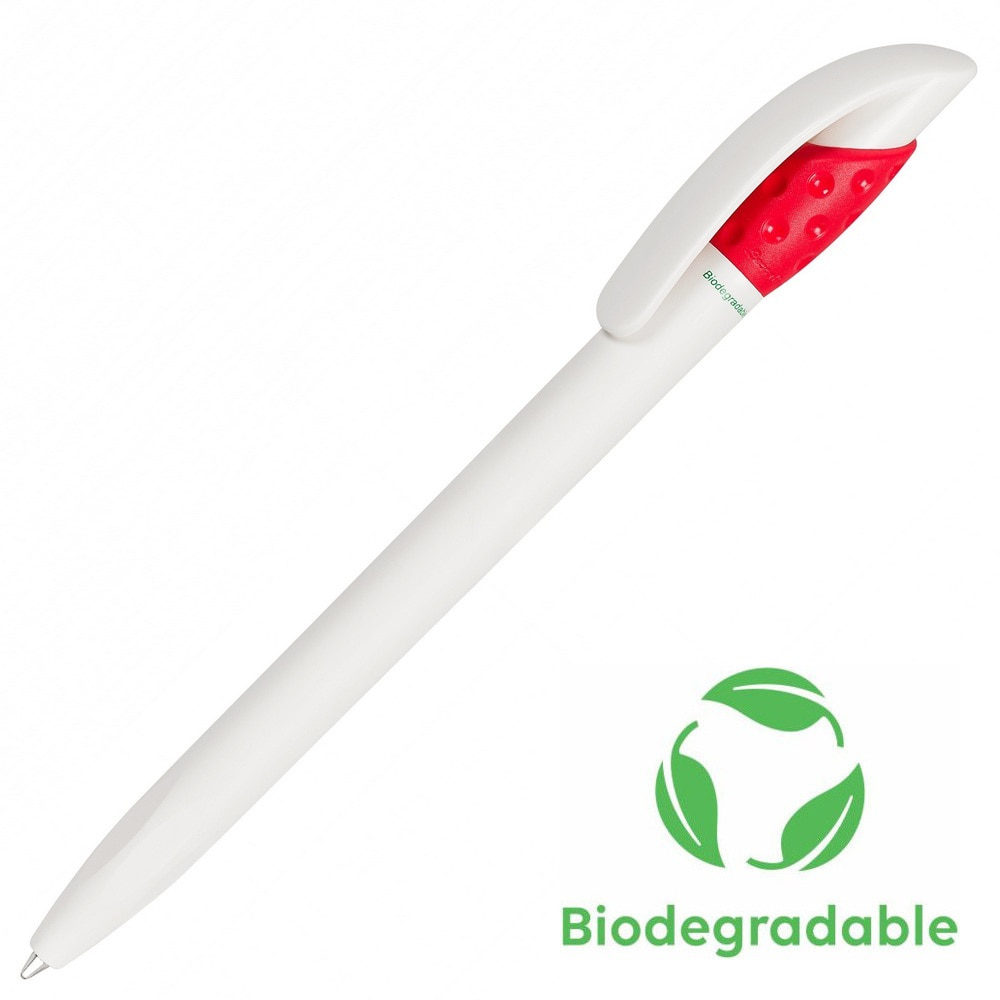Эко-ручки с логотипом из биоразлагаемого пластика