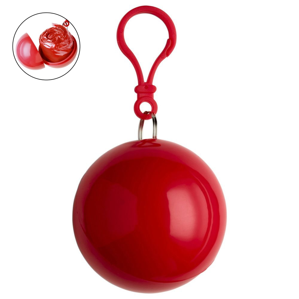 Пончо-дождевик в круглом футляре с логотипом