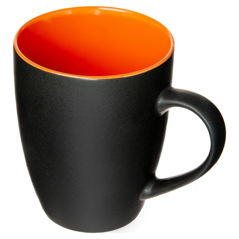 Чашка керамическая с логотипом 'Ваканда' 350 мл матовая снаружи глянцевая внутри