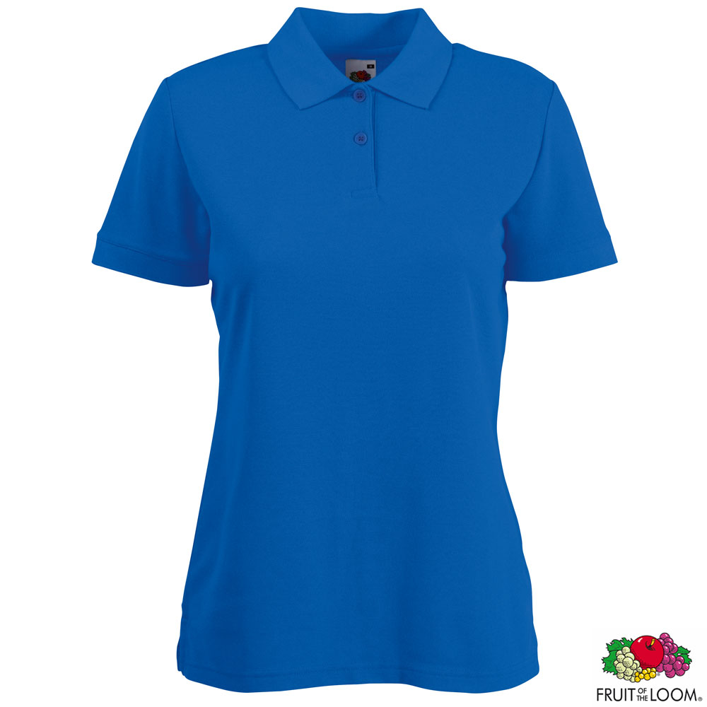 Тенниска-поло Fruit of the Loom Lady-Fit Polo 65/35 с Вашим лого