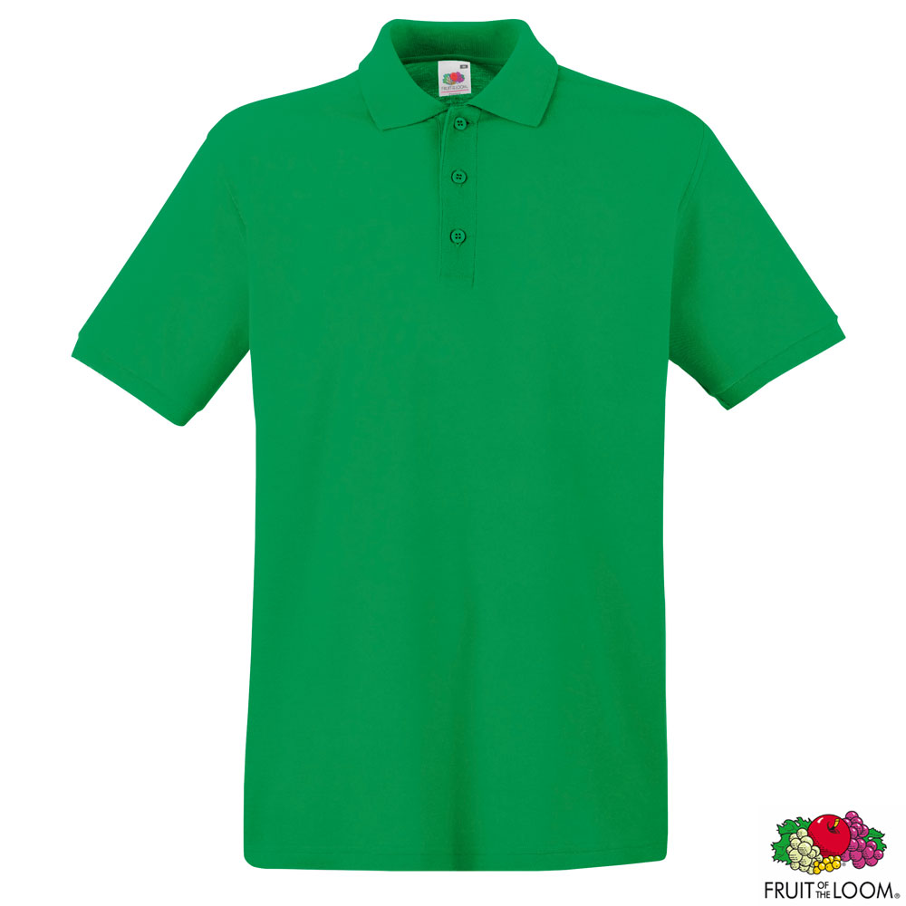 Тенниска-поло мужская Fruit of the Loom Premium Polo с Вашим лого