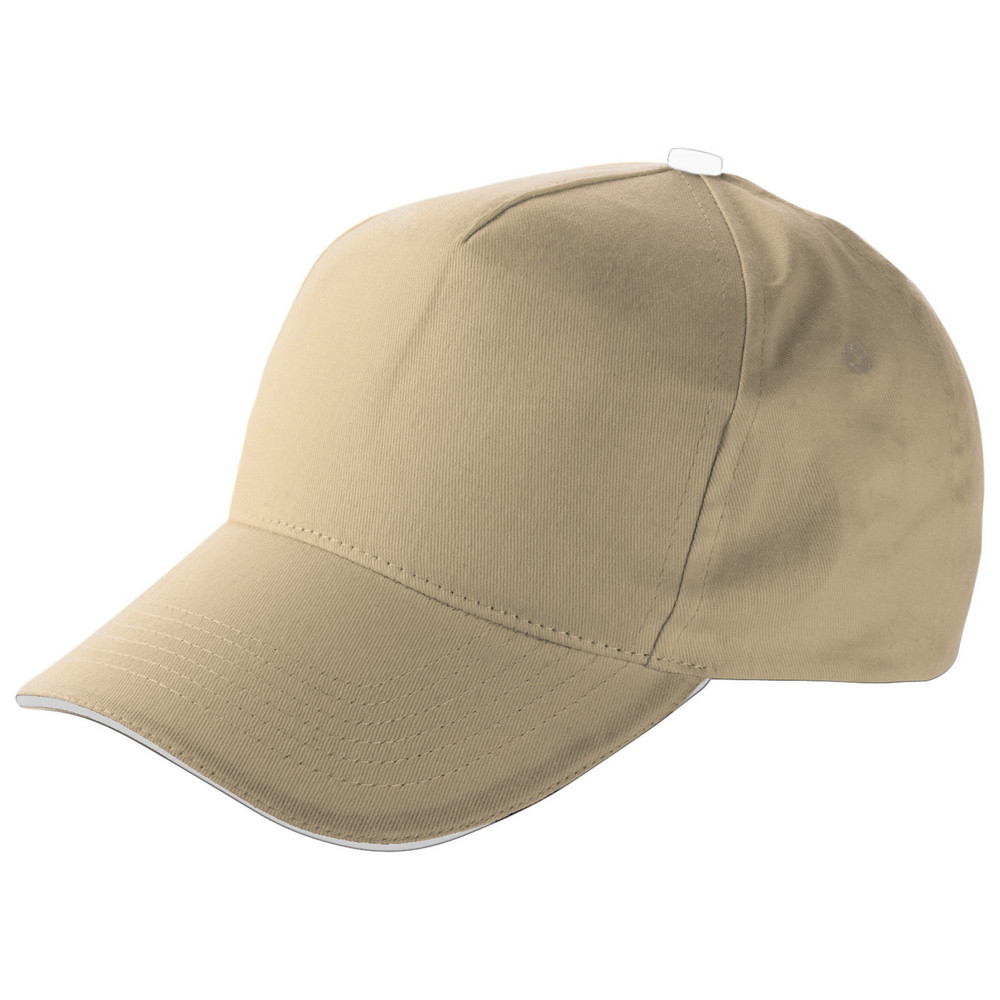 Кепка 5 панелей с козырьком Сэндвич с Вашим лого