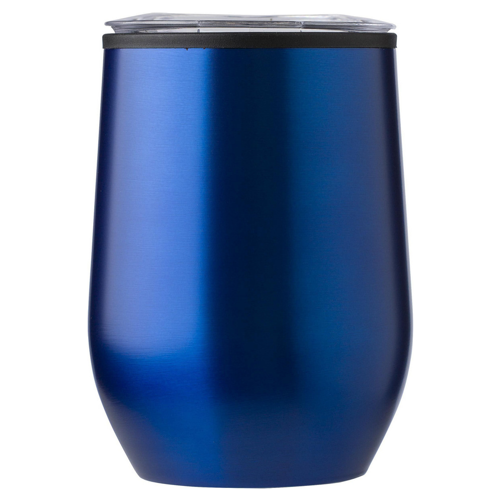 Термочашка Zoe с прозрачной крышкой стальная с Вашим лого 300 мл