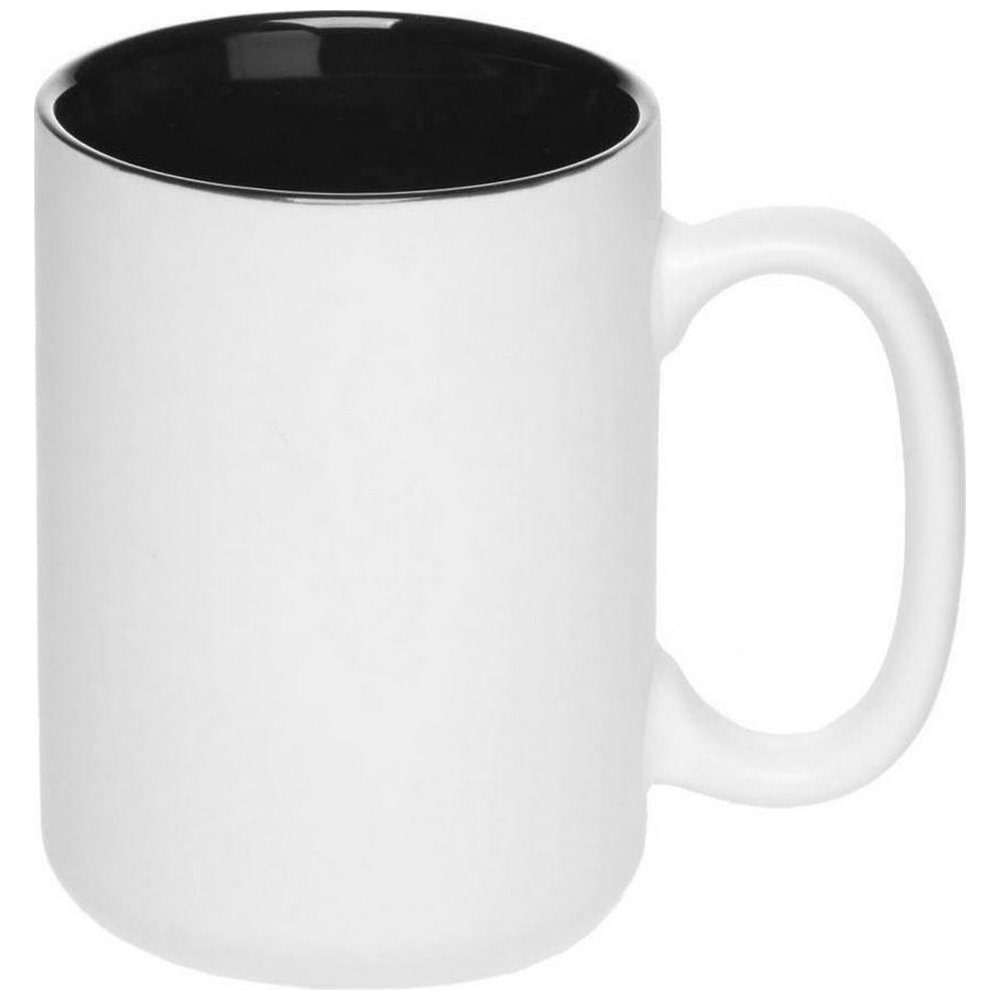 Чашка керамическая матовая снаружи 390 мл с лого