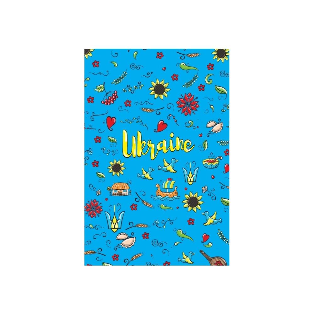 Блокнот А5 UA, клит., 80 л. с логотипом