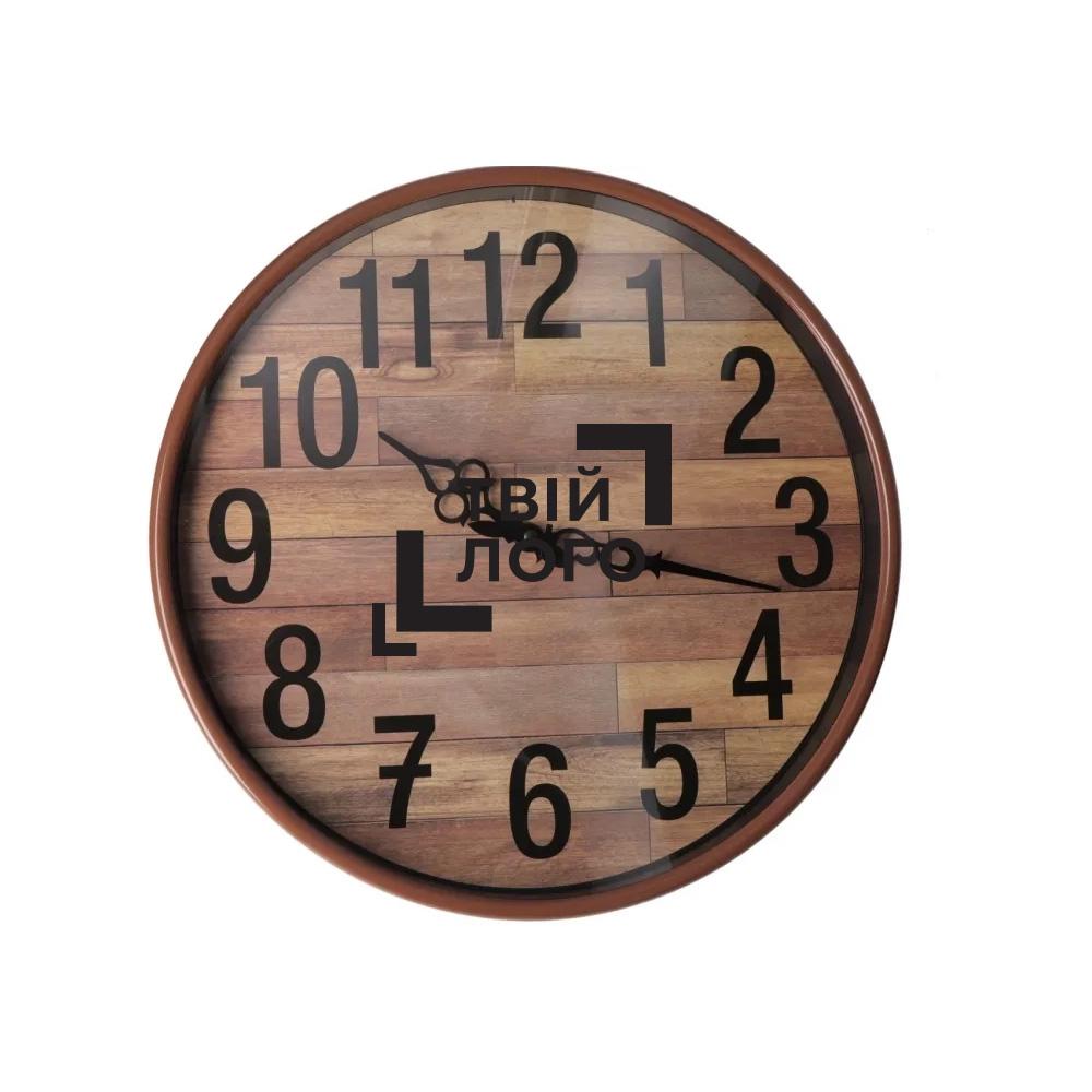 Настенные часы пластиковые Optima ANTIQUE с вашим лого 37.8 см