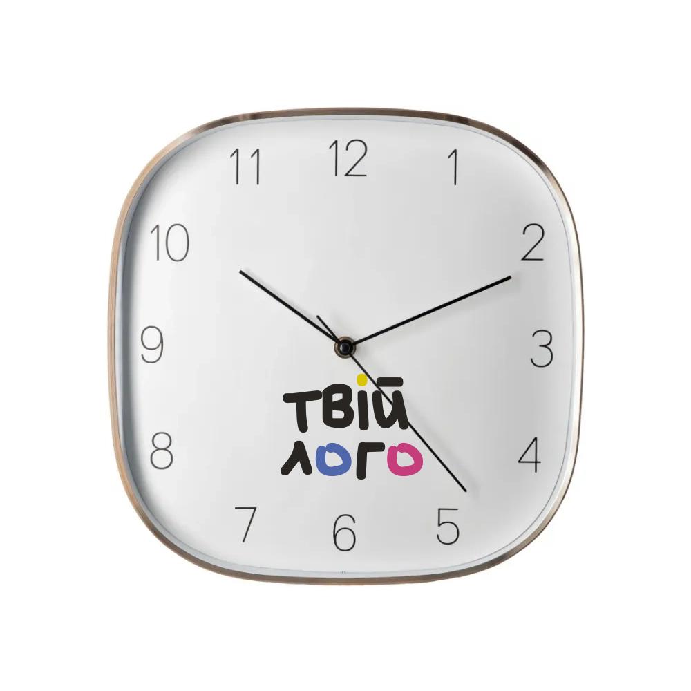 Часы настенные металлические Optima JEWEL для вашего логотипа 30 см