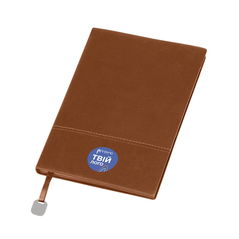 Записная книга A5, Malaga брендирована с логотипом