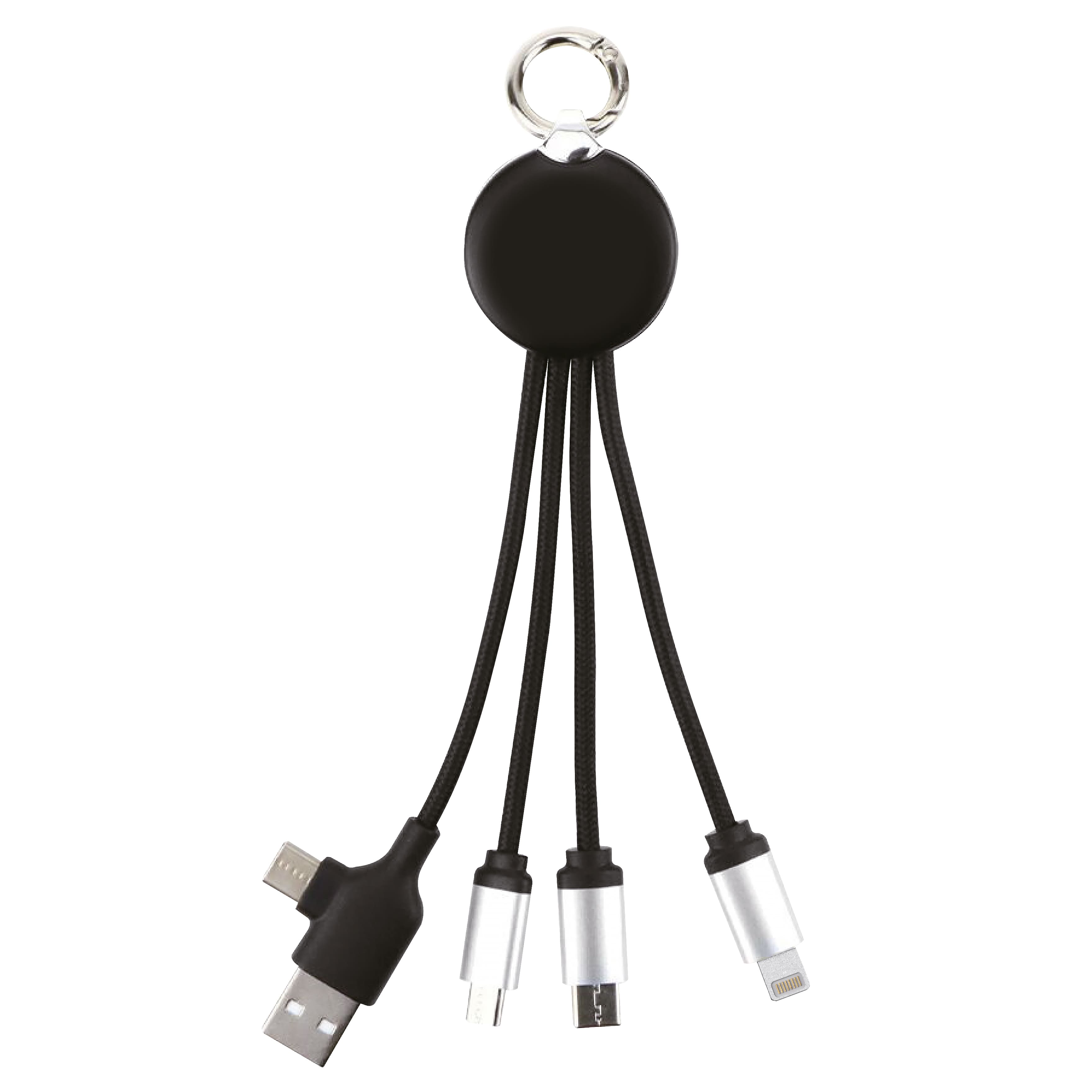 Зарядный кабель 4 в 1 з підсвідкою Orion с Вашим логотипом