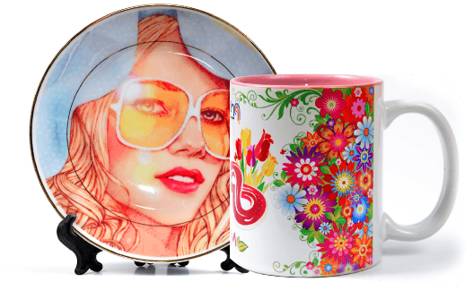 сублимация на посуде