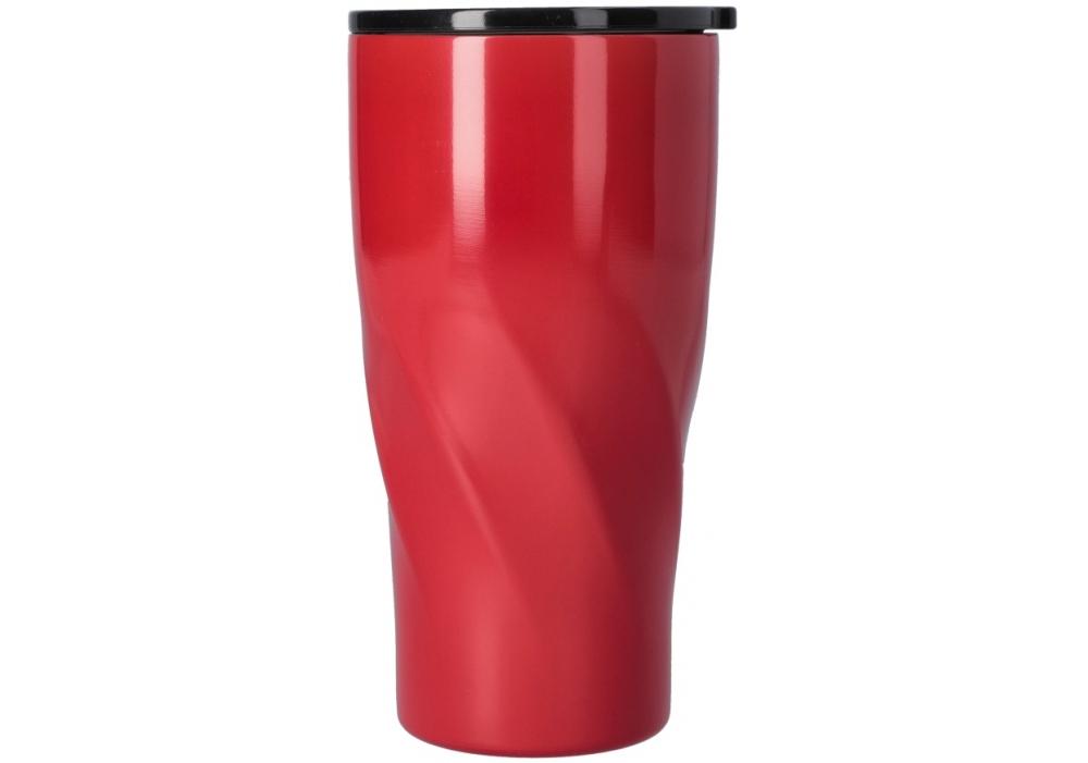 Арт. O52064 Термокружка металева Optima AROMA 590 мл, червона з логотипом