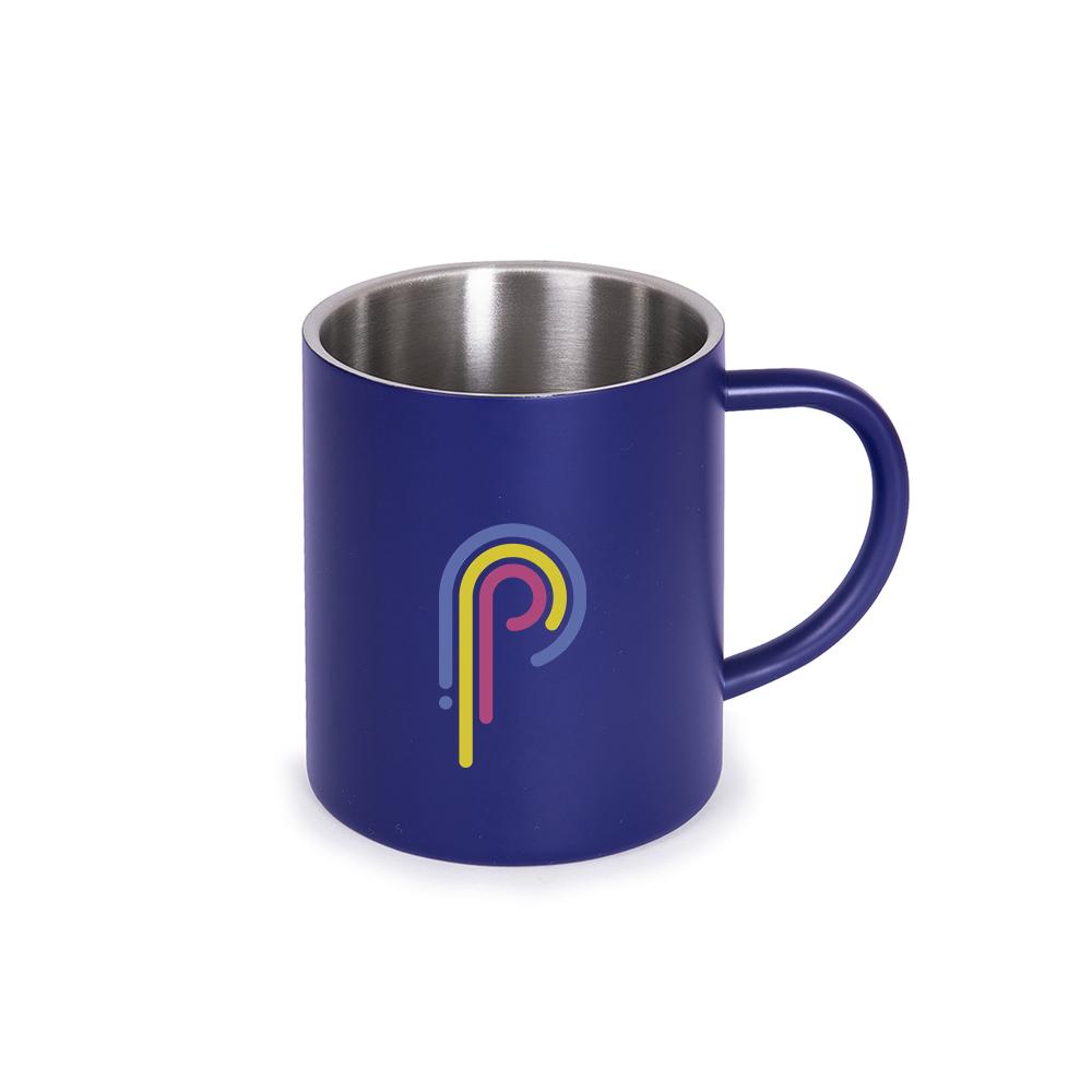 Металевий кухоль з логотипом