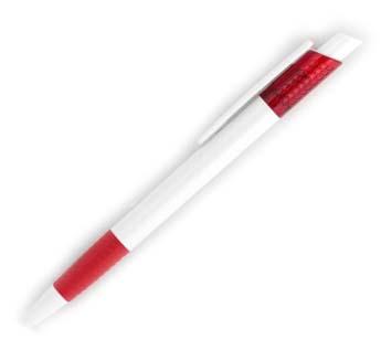 Двоколірна ручка з логотипом пластикова автоматична Арт: 3814