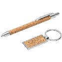 ЕКО набор пробковый (ручка + брелок) для печати вашего логотипа Фото 3