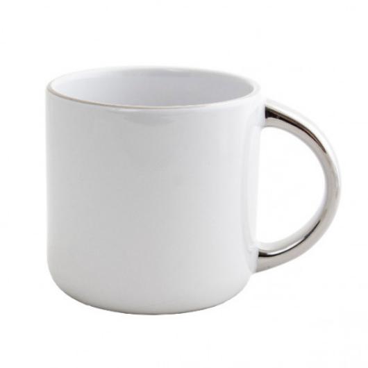 Сублимационная чашка AUGUSTA с ободком и ручкой 350 мл под Ваш логотип