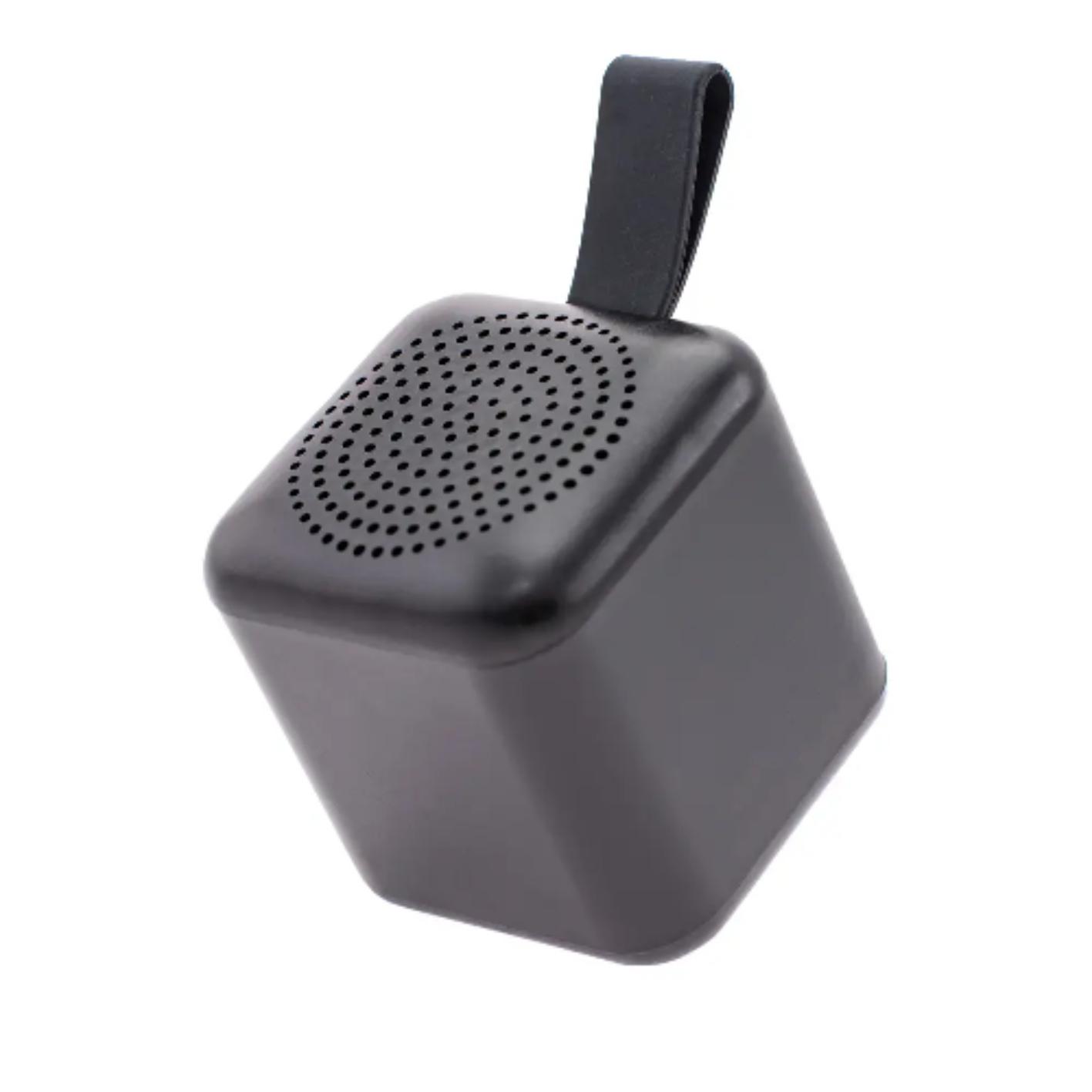 Мини блютуз колонка CUBE 3W с логотипом