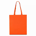 Эко-сумка цветная 240 г/кв.м с логотипом на длинных ручках