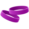 Силиконовый браслет 5 мм с печатью Вашего логотипа