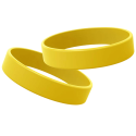 Силиконовый браслет 20 мм с печатью Вашего логотипа
