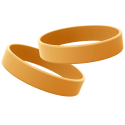 Силиконовый браслет 20 мм с печатью Вашего логотипа