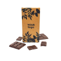 Шоколадна плитка з логотипом 47 г "Пенал" крафт