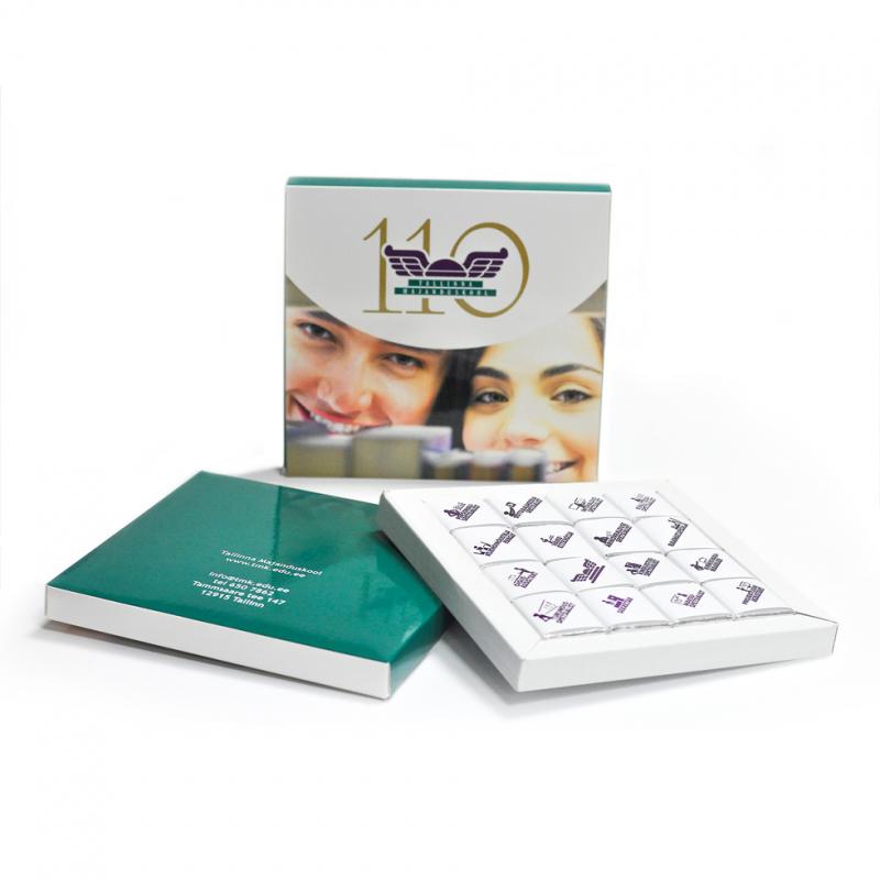 Шоколадный набор Пенал для печати логотипа 80 г