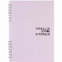 Блокнот А6 та А5 пластикова обкладинка та бічна спіраль з друком логотипу 60 арк Фото