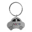 Металлический брелок машинка с логотипом