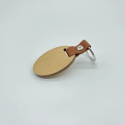 Брелок дерев'яний овальний 56х37мм під брендування вашим логотипом Фото 4