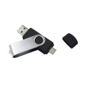 Металлическая флешка TWISTER USB 3.0 Type-C OTG с логотипом 32 Gb Фото 3