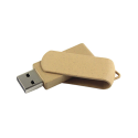 ЭКО Флешка TWISTER USB 2.0 с переработанного пластика с лого 16 Gb