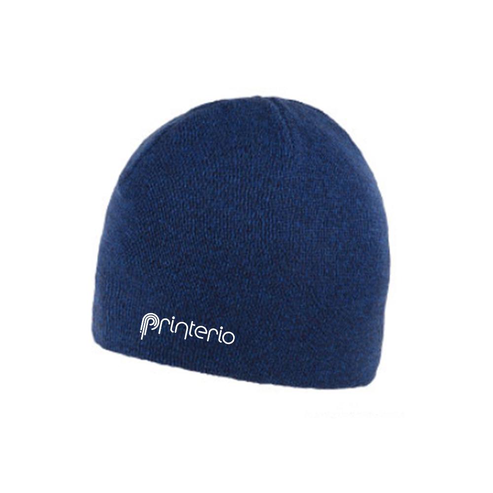 Шапка мужская coFEE Primary melange с логотипом из акрила