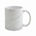 Чашка керамическая матовая с паттерном под мрамор AURORA с Вашим логотипом 340 мл