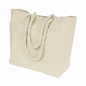 Сумка хлопковая IBIZA с канатными ручками 65 см 55x39x15 см с лого