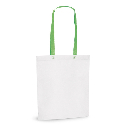 Эко сумка для покупок с цветными ручками для вашего лого 330х390х80