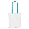 Эко сумка для покупок с цветными ручками для вашего лого 330х390х80